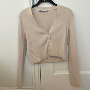 Zara cropped cardigan